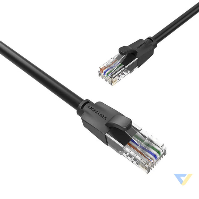 Kabel sieciowy UTP CAT6 Vention IBEBG RJ45 Ethernet 1000Mbps 1,5m czarny Network cables