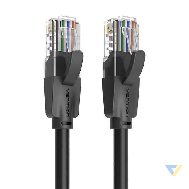 Kabel sieciowy UTP CAT6 Vention IBEBG RJ45 Ethernet 1000Mbps 1,5m czarny Network cables