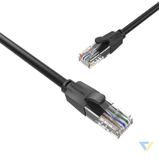 Kabel sieciowy UTP CAT6 Vention IBEBJ RJ45 Ethernet 1000Mbps 5m czarny Network cables