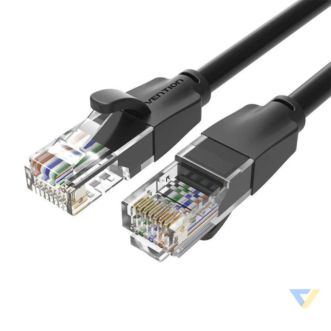Kabel sieciowy UTP CAT6 Vention IBEBJ RJ45 Ethernet 1000Mbps 5m czarny Network cables