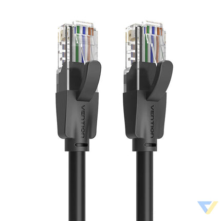 Kabel sieciowy UTP CAT6 Vention IBEBK RJ45 Ethernet 1000Mbps 8m czarny Network cables