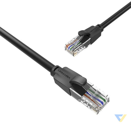 Kabel sieciowy UTP CAT6 Vention IBEBK RJ45 Ethernet 1000Mbps 8m czarny Network cables