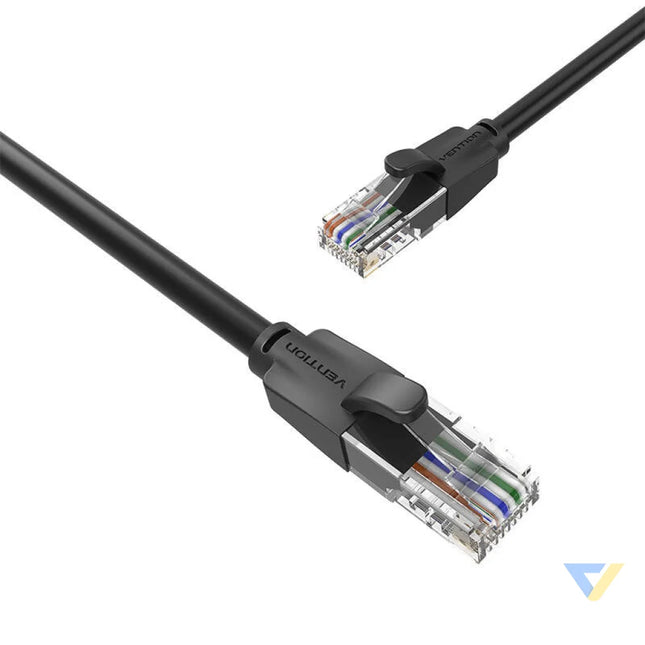 Kabel sieciowy UTP CAT6 Vention IBEBK RJ45 Ethernet 1000Mbps 8m czarny Network cables