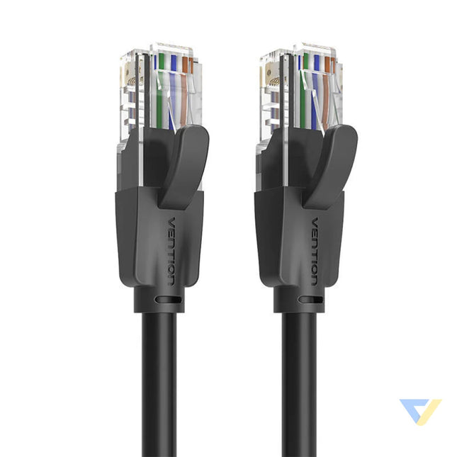 Kabel sieciowy UTP CAT6 Vention IBEBK RJ45 Ethernet 1000Mbps 8m czarny Network cables