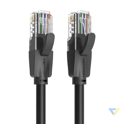 Kabel sieciowy UTP CAT6 Vention IBEBU RJ45 Ethernet 1000Mbps 35m czarny Network cables