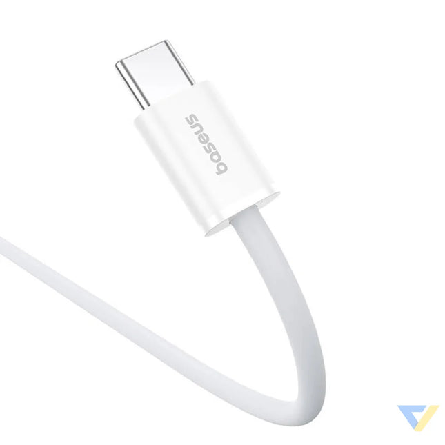 Kabel szybkiego ładowania USB C do USB C Baseus Superior 2 100W 1m (biały) USB C to USB C