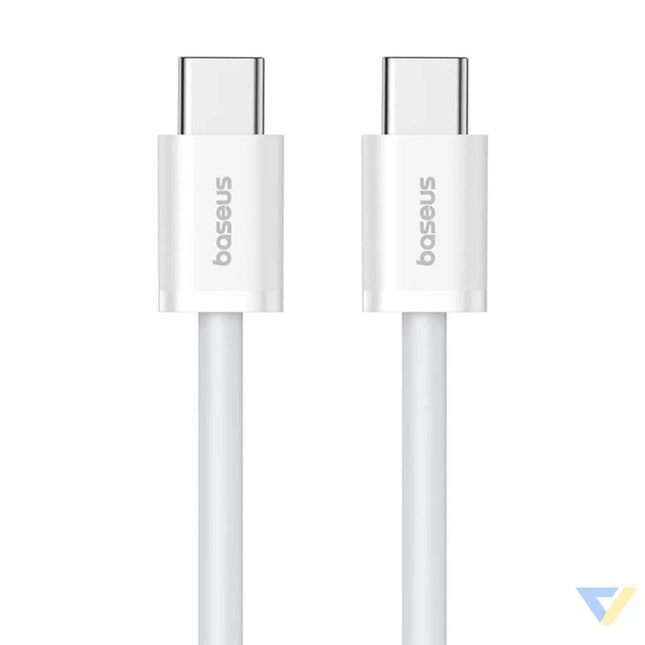 Kabel szybkiego ładowania USB C do USB C Baseus Superior 2 100W 1m (biały) USB C to USB C