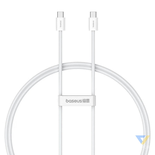 Kabel szybkiego ładowania USB C do USB C Baseus Superior 2 100W 1m (biały) USB C to USB C