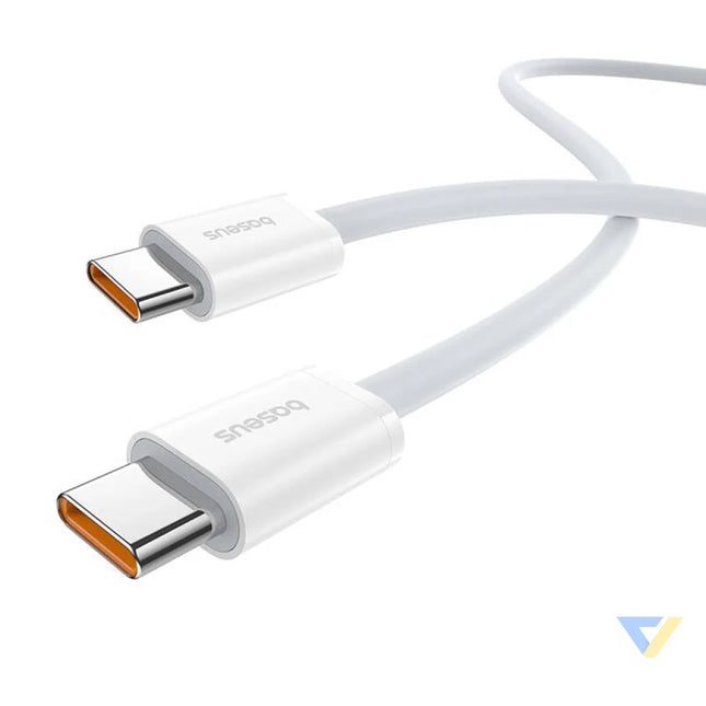 Kabel szybkiego ładowania USB C do USB C Baseus Superior 2 100W 2m (biały) USB C to USB C