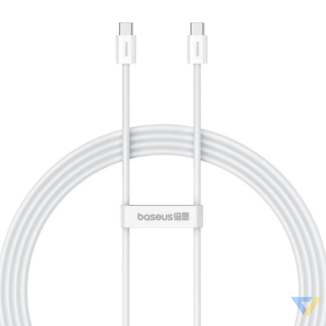 Kabel szybkiego ładowania USB C do USB C Baseus Superior 2 100W 2m (biały) USB C to USB C