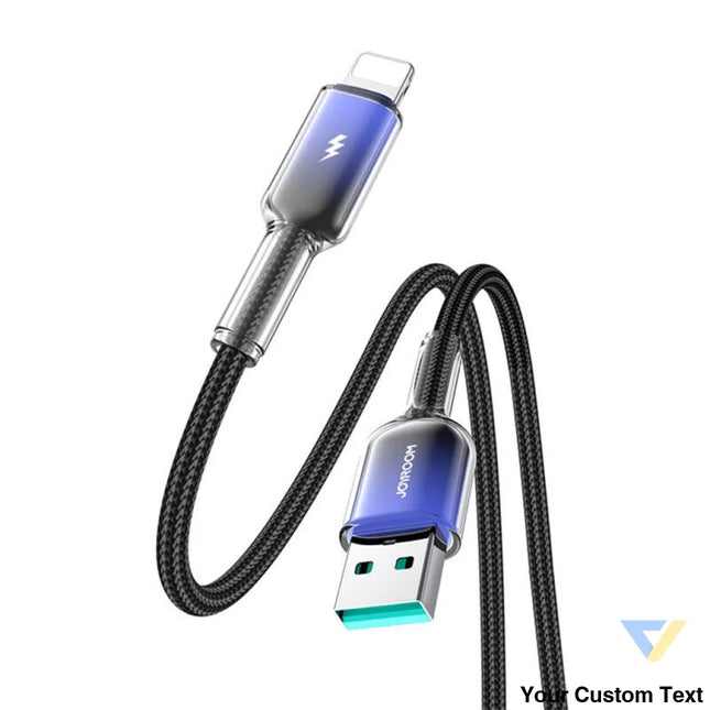 Kabel USB A Lightning Joyroom S A42 3A 1.2m czarny USB to Lightning
