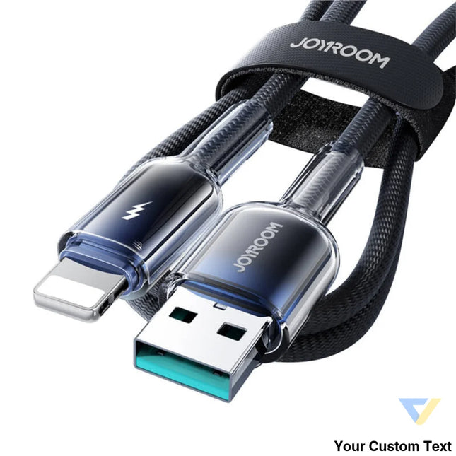 Kabel USB A Lightning Joyroom S A42 3A 1.2m czarny USB to Lightning