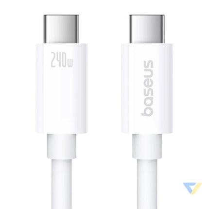 Kabel USB C do USB C Baseus Superior USB4 240W 1m (biały) USB C to USB C