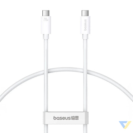 Kabel USB C do USB C Baseus Superior USB4 240W 1m (biały) USB C to USB C