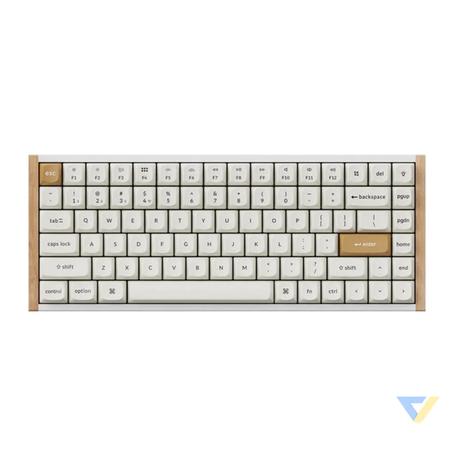 Keychron K2 HE Wireless RGB Nebula Magnetic Switch Keyboard (White) [K2H Q1]. Wireless