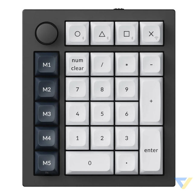 Keychron Q0 Max RGB Wireless Numeric Keyboard Red Switch (Black) [Q0M M1]. Wireless