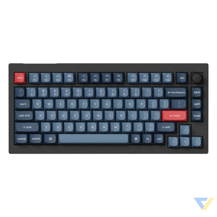 Keychron V1 Max RGB Banana Switch Wireless Mechanical Keyboard (Black) [V1M D4]. Wireless