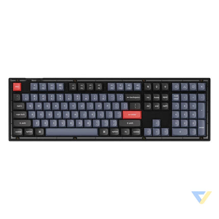 Keychron V6 RGB Brown Switch Wired Mechanical Keyboard (matte black) [V6 C3]. Wired