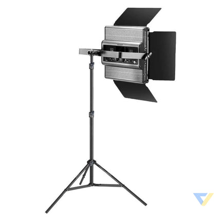 Kit Neewer RGB1200 LED two lamps 60W 2500 8500K + tripods + barndoors Lamps