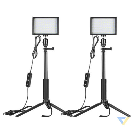 Kit Neewer ZC 10S two lamps LED + filters + tripods Lamps
