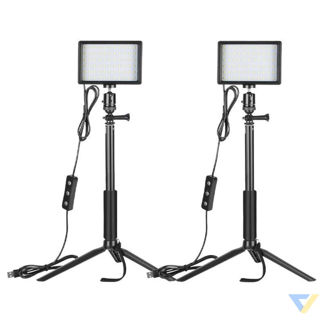 Kit Neewer ZC 10S two lamps LED + filters + tripods Lamps