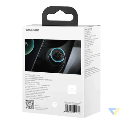 Ładowarka samochodowa Baseus Golden Contactor Pro USB + USB C QC4.0 + PD SCP 40W (szara) Car chargers