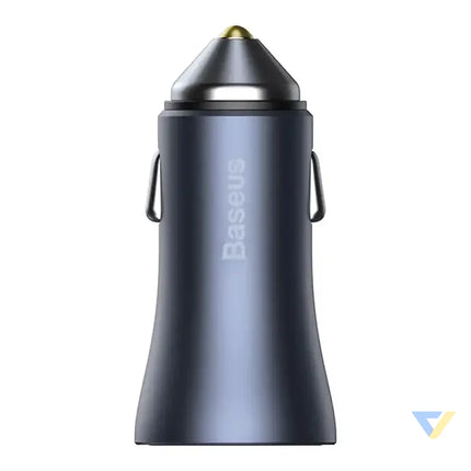 Ładowarka samochodowa Baseus Golden Contactor Pro USB + USB C QC4.0 + PD SCP 40W (szara) Car chargers