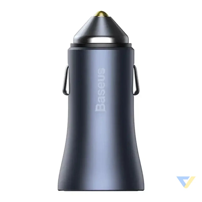 Ładowarka samochodowa Baseus Golden Contactor Pro USB + USB C QC4.0 + PD SCP 40W (szara) Car chargers