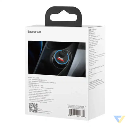 Ładowarka samochodowa Baseus Golden Contactor Pro USB + USB C QC4.0 + PD SCP 40W (szara) + kabel USB C do iP 1m