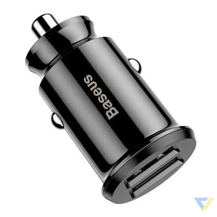 Ładowarka samochodowa Baseus Grain 2x USB 5V 3.1A (czarna) Car chargers
