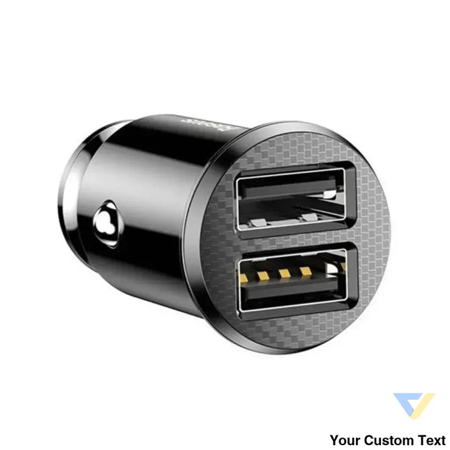 Ładowarka samochodowa Baseus Grain 2x USB 5V 3.1A (czarna) Car chargers