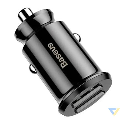 Ładowarka samochodowa Baseus Grain 2x USB 5V 3.1A (czarna) Car chargers
