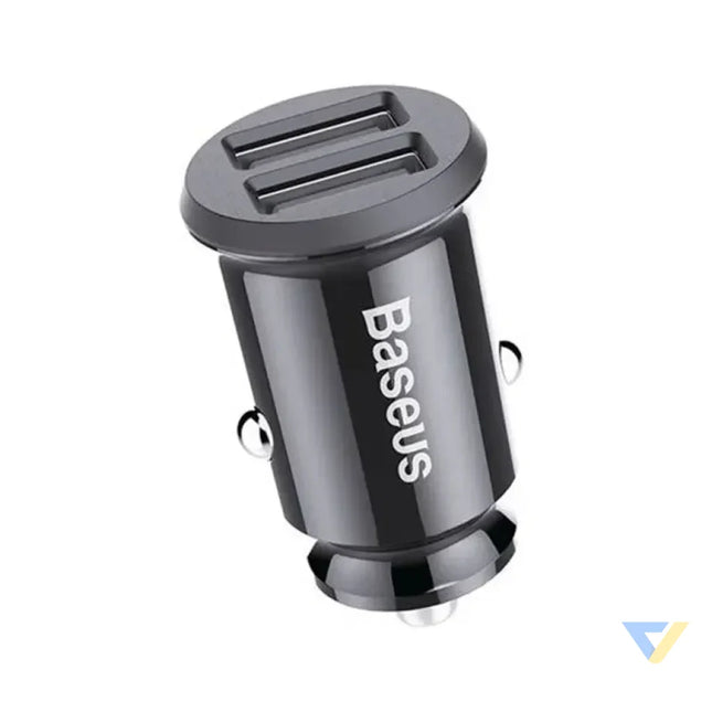 Ładowarka samochodowa Baseus Grain 2x USB 5V 3.1A (czarna) Car chargers
