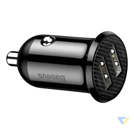 Ładowarka samochodowa Baseus Grain Pro 2x USB 4.8A (czarna) Car chargers