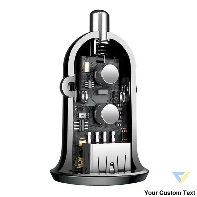 Ładowarka samochodowa Baseus Grain Pro 2x USB 4.8A (czarna) Car chargers