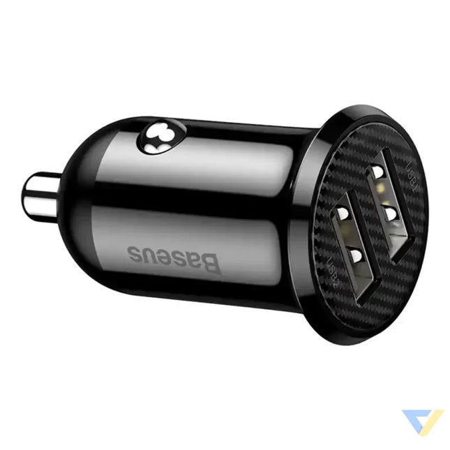 Ładowarka samochodowa Baseus Grain Pro 2x USB 4.8A (czarna) Car chargers