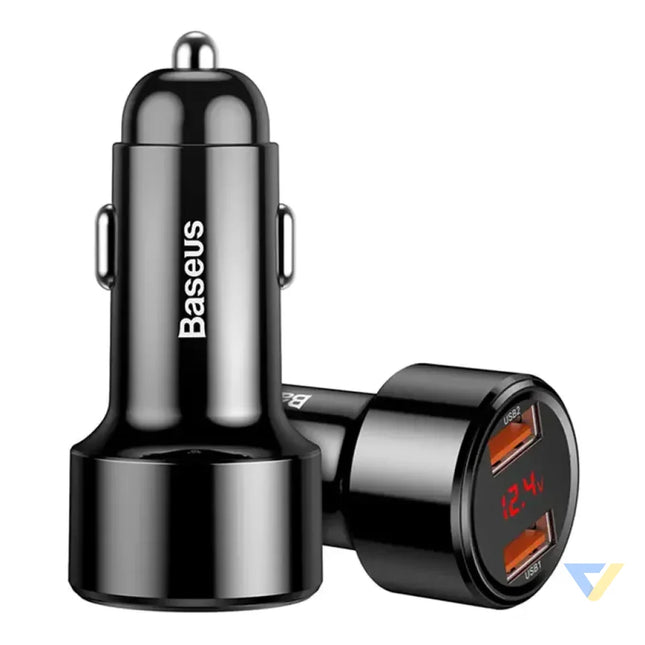 Ładowarka samochodowa Baseus Magic 2x USB QC 3.0 45W (czarna) Car chargers