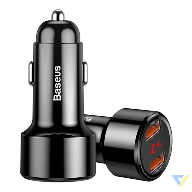 Ładowarka samochodowa Baseus Magic 2x USB QC 3.0 45W (czarna) Car chargers