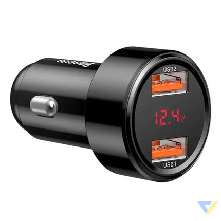 Ładowarka samochodowa Baseus Magic 2x USB QC 3.0 45W (czarna) Car chargers