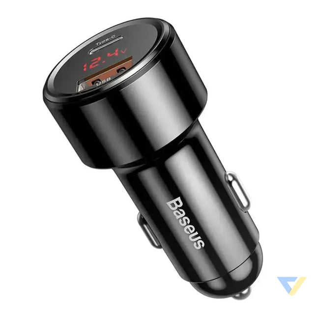 Ładowarka samochodowa Baseus Magic USB + USB C QC 4.0 PD 45W (czarna) Car chargers