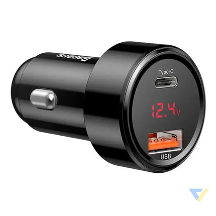 Ładowarka samochodowa Baseus Magic USB + USB C QC 4.0 PD 45W (czarna) Car chargers