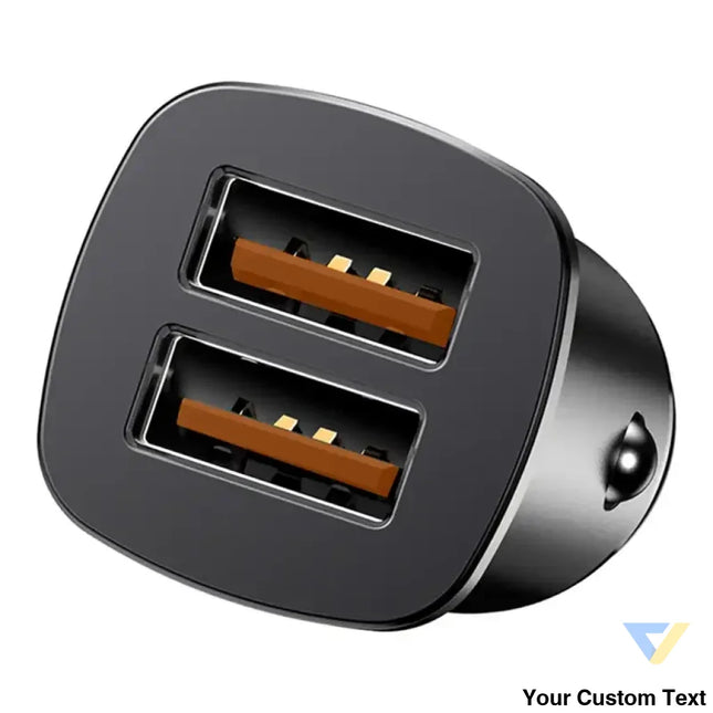 Ładowarka samochodowa Baseus Square 2xUSB QC3.0 5A 30W (czarna) Car chargers