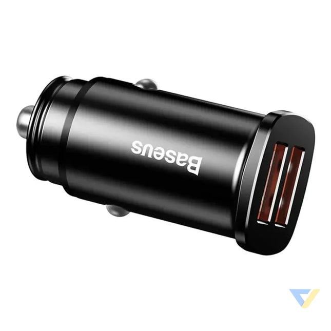 Ładowarka samochodowa Baseus Square 2xUSB QC3.0 5A 30W (czarna) Car chargers