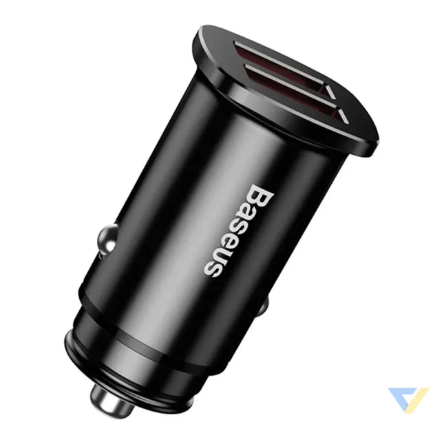 Ładowarka samochodowa Baseus Square 2xUSB QC3.0 5A 30W (czarna) Car chargers