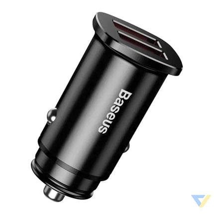 Ładowarka samochodowa Baseus Square 2xUSB QC3.0 5A 30W (czarna) Car chargers