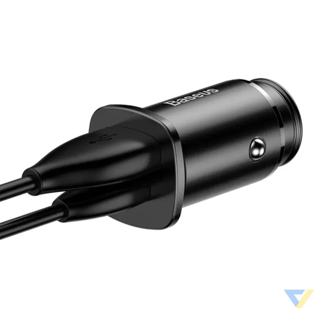 Ładowarka samochodowa Baseus Square PPS QC4.0 / PD3.0 5A 30W (czarna) Car chargers