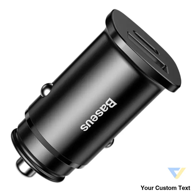 Ładowarka samochodowa Baseus Square PPS QC4.0 / PD3.0 5A 30W (czarna) Car chargers