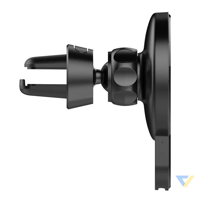 LDNIO Car Mount,MA20 with inductive charger 15W and metal ring (Black) Phone holders