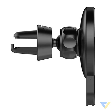 LDNIO Car Mount,MA20 with inductive charger 15W and metal ring (Black) Phone holders