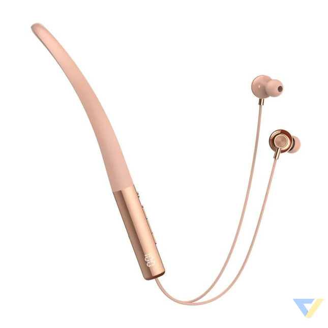 LDNIO N01 wireless neckband headphones (rose gold) Sports